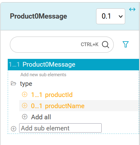 JSON Schema import used in new message design